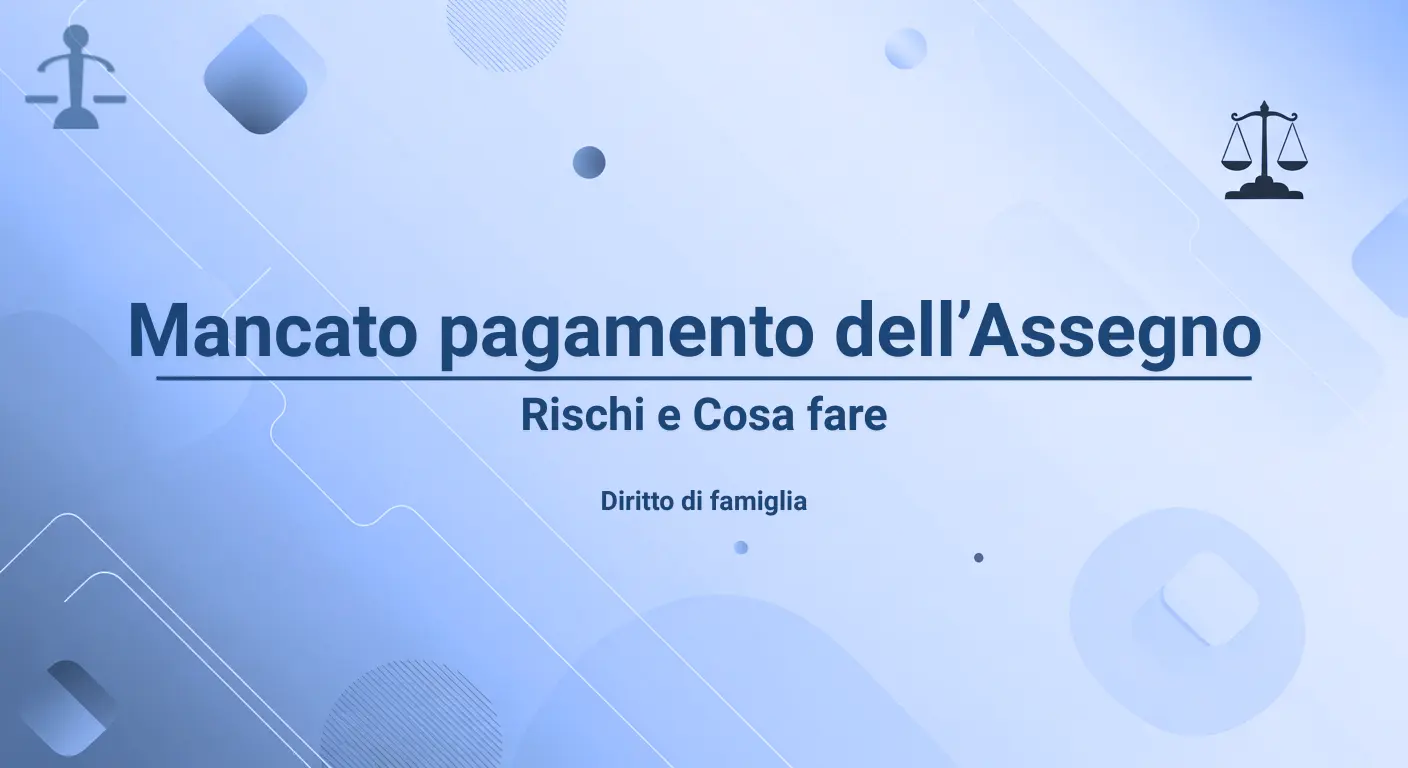 Vai all'articolo: Mancato Pagamento dell’Assegno di Mantenimento: Rischi e Cosa Fare se Non si Riesce a Pagare Gestione degli Obblighi Economici: Articolo dello Studio Legale Pecorini Avvocato Matrimonialista Busto Arsizio. Temi trattati: AssegnoDiMantenimento. Per approfo