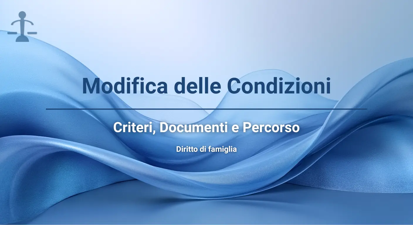 Vai all'articolo: Modifica delle condizioni di separazione e divorzio: criteri, documenti e percorso Diritto di famiglia: adattare le regole al cambiare della vita: Articolo dello Studio Legale Pecorini Avvocato Matrimonialista Busto Arsizio. Temi trattati: AssegnazioneCas