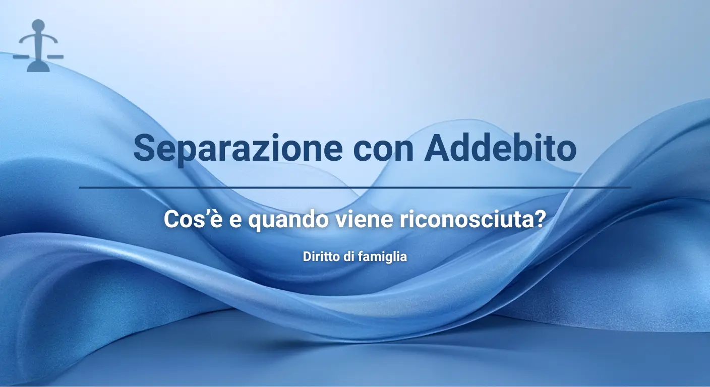 Vai all'articolo: Separazione con addebito: cos’è e quando viene riconosciuta? Diritto di Famiglia: colpa, responsabilità e tutele: Articolo dello Studio Legale Pecorini Avvocato Matrimonialista Busto Arsizio. Temi trattati: Separazione, SeparazioneGiudiziale, SeparazioneC