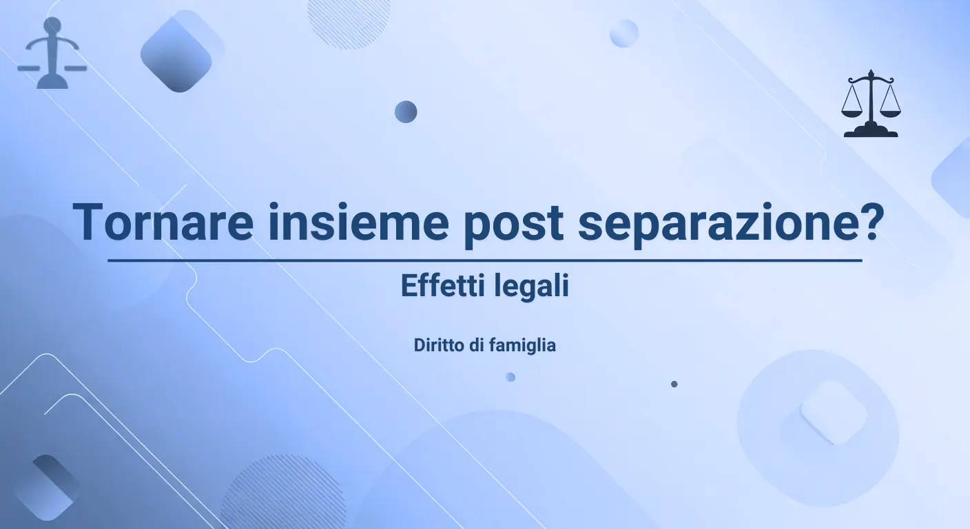Vai all'articolo: Si può tornare insieme dopo la separazione? Ufficializzare la ripresa del matrimonio: Articolo dello Studio Legale Pecorini Avvocato Matrimonialista Busto Arsizio. Temi trattati: Separazione. Per approfondimenti o informazioni contattare lo Studio Legale.